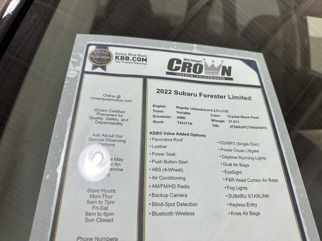 2022 Subaru Forester Limited