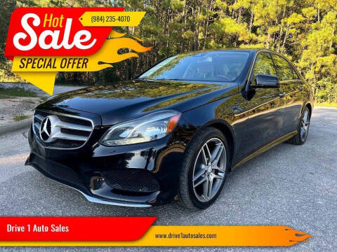 2015 Mercedes-Benz E-Class for sale at Drive 1 Auto Sales in Wake Forest NC