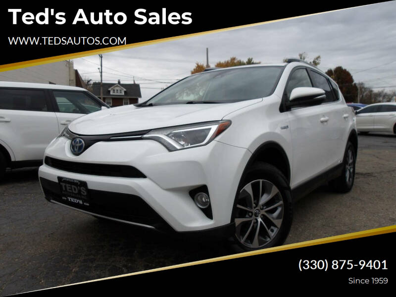 2017 Toyota RAV4 Hybrid for sale at Ted's Auto Sales in Louisville OH