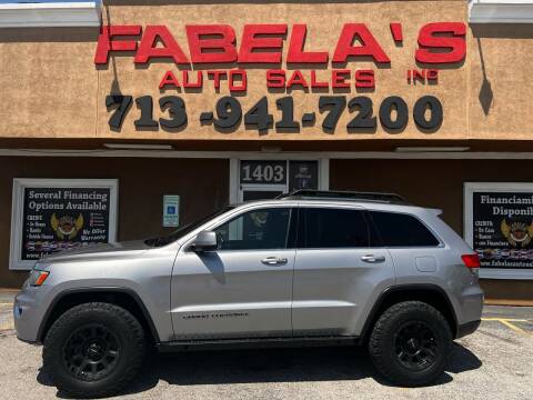 2017 Jeep Grand Cherokee for sale at Fabela's Auto Sales Inc. in South Houston TX
