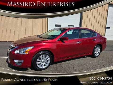 2013 Nissan Altima for sale at Massirio Enterprises in Middletown CT