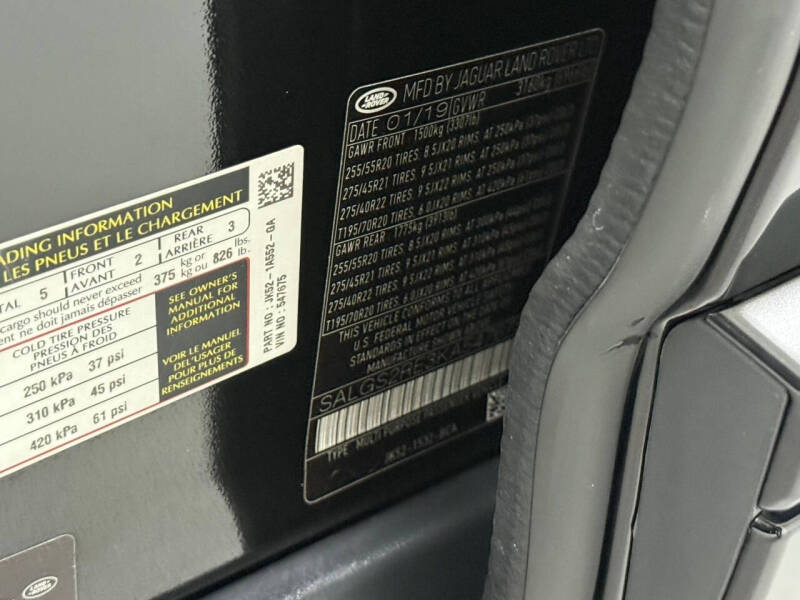 2019 Land Rover Range Rover Supercharged