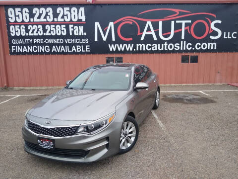 2016 Kia Optima for sale at MC Autos LLC in Pharr TX