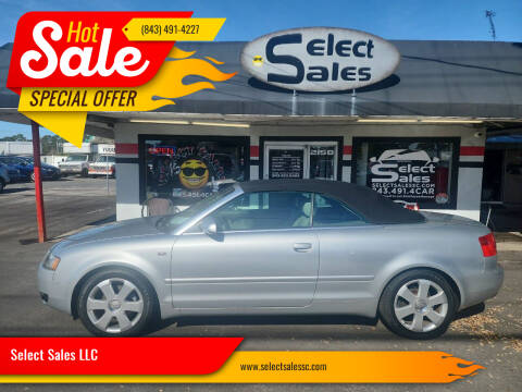 2005 Audi A4 for sale at Select Sales LLC in Little River SC