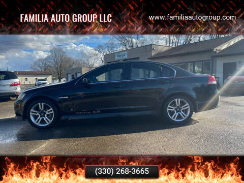 2009 Pontiac G8 for sale at Familia Auto Group LLC in Massillon OH