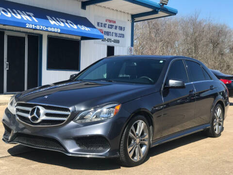 2015 Mercedes-Benz E-Class for sale at Discount Auto Company in Houston TX