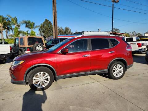 2016 Nissan Rogue for sale at E and M Auto Sales in Bloomington CA
