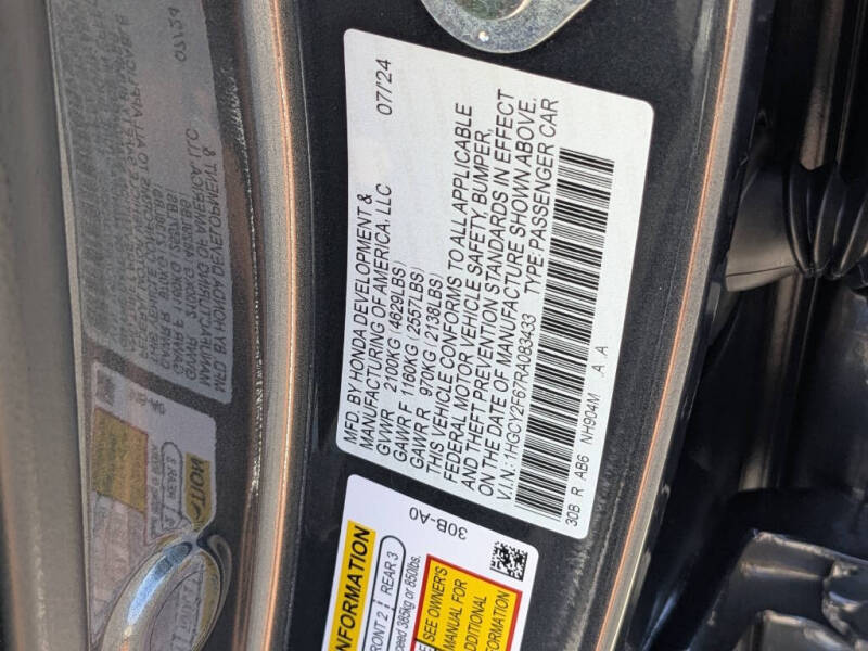 2024 Honda Accord Hybrid EX-L