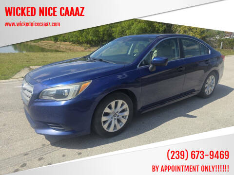 2015 Subaru Legacy for sale at WICKED NICE CAAAZ in Cape Coral FL