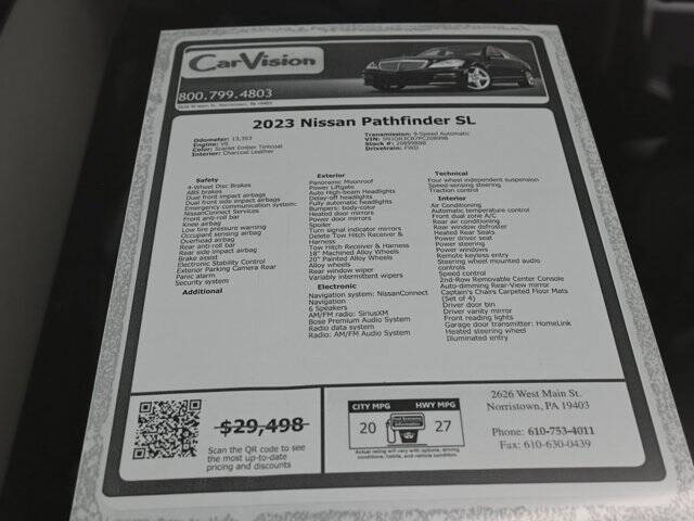 2023 Nissan Pathfinder SL