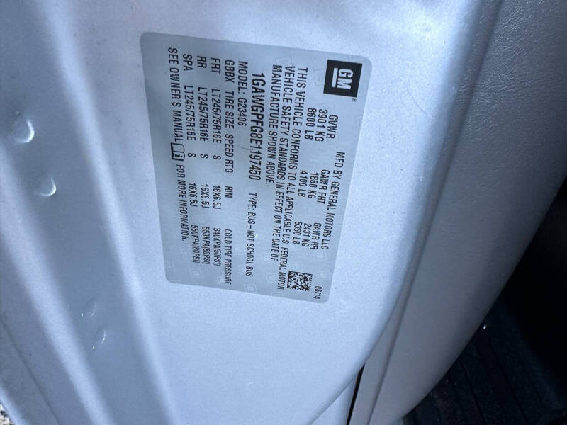 2014 Chevrolet Express LS 2500