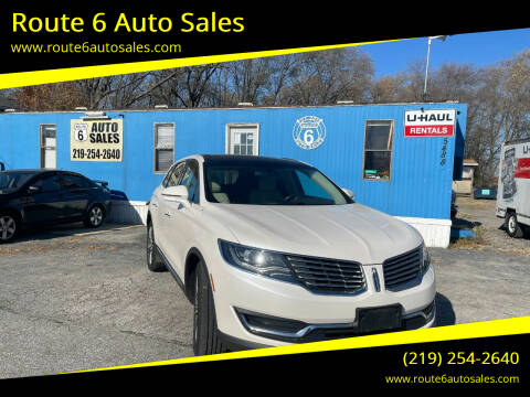 2017 Lincoln MKX for sale at Route 6 Auto Sales in Portage IN