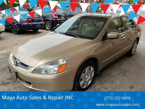 2005 Honda Accord for sale at Maya Auto Sales & Repair INC in Chicago IL