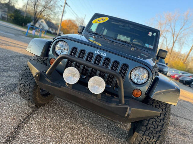 2008 Jeep Wrangler Unlimited for sale at ROUTE 8 AUTO SALES LLC in Peninsula, OH