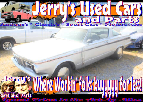 1965 Plymouth Barracuda for sale at Jerry's Cars and Parts in West Monroe LA