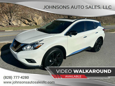 2017 Nissan Murano for sale at Johnsons Auto Sales, LLC in Marshall NC