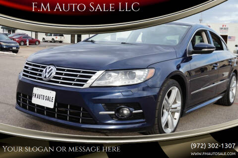 2014 Volkswagen CC for sale at F.M Auto Sale LLC in Dallas TX