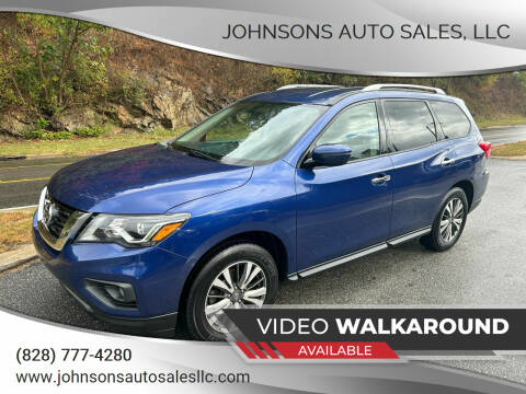 2018 Nissan Pathfinder for sale at Johnsons Auto Sales, LLC in Marshall NC