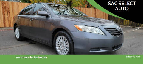 2008 Toyota Camry for sale at SAC SELECT AUTO in Sacramento CA