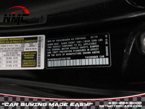 2015 Volkswagen Eos Komfort Edition SULEV