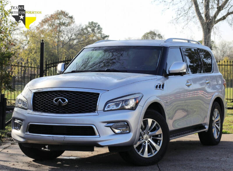 2016 Infiniti QX80 for sale at Texas Auto Corporation in Houston TX