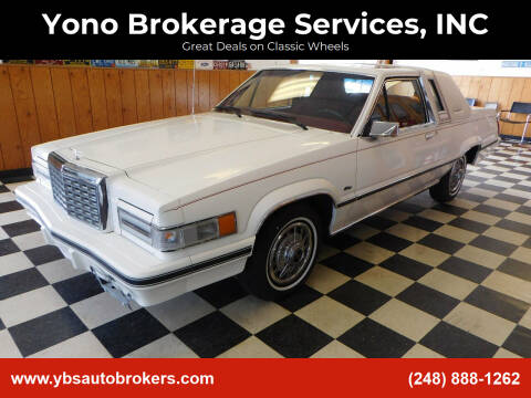 1982 Ford Thunderbird for sale at Yono Brokerage Services, INC in Farmington MI