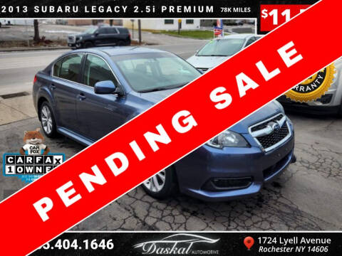 2013 Subaru Legacy for sale at Daskal Auto LLC in Rochester NY