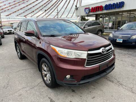 2014 Toyota Highlander for sale at I-80 Auto Sales in Hazel Crest IL
