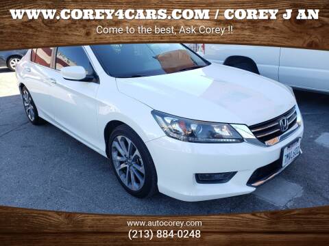 2015 Honda Accord for sale at WWW.COREY4CARS.COM / COREY J AN in Los Angeles CA