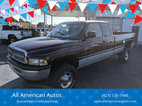2001 Dodge Ram Pickup 2500 for sale at All American Autos in Kingsport TN