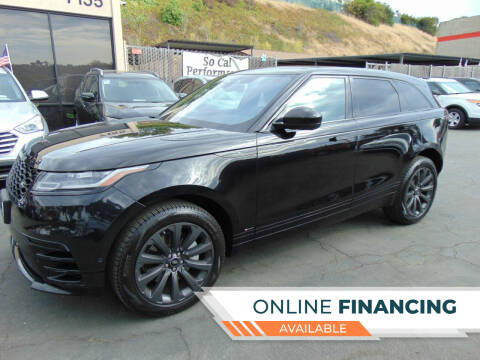 2021 Land Rover Range Rover Velar for sale at So Cal Performance SD, llc in San Diego CA