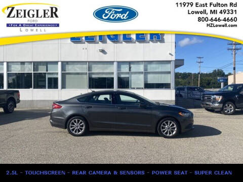 2017 Ford Fusion for sale at Zeigler Ford of Plainwell- Jeff Bishop in Plainwell MI