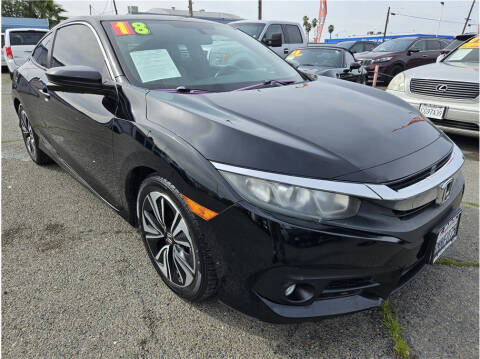 2018 Honda Civic for sale at MERCED AUTO WORLD in Merced CA