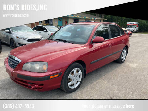 2005 Hyundai Elantra for sale at RON'S RIDES,INC in Bunnell FL