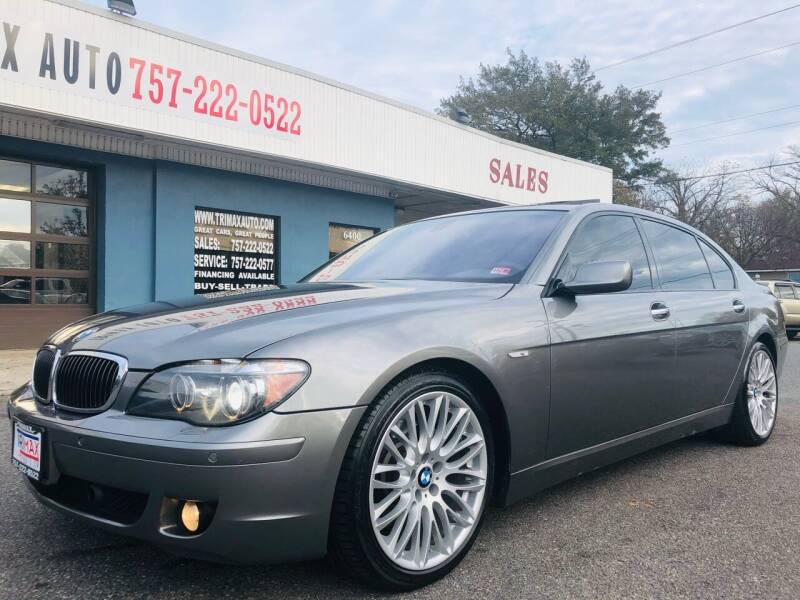 2007 BMW 7 Series for sale at Trimax Auto Group in Norfolk VA