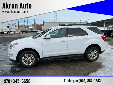 2016 Chevrolet Equinox for sale at Akron Auto in Akron CO