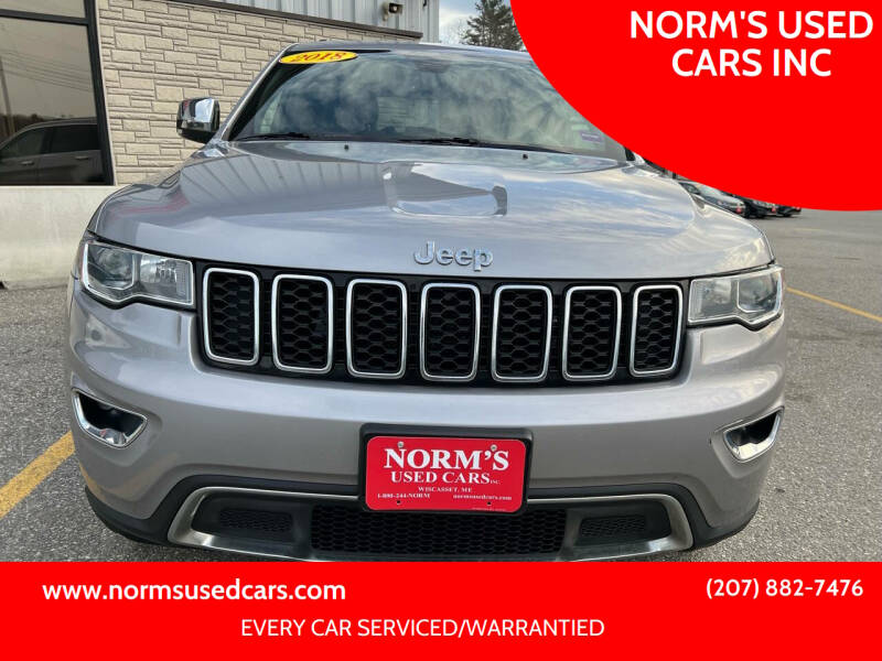 2018 Jeep Grand Cherokee for sale at NORM'S USED CARS INC in Wiscasset ME