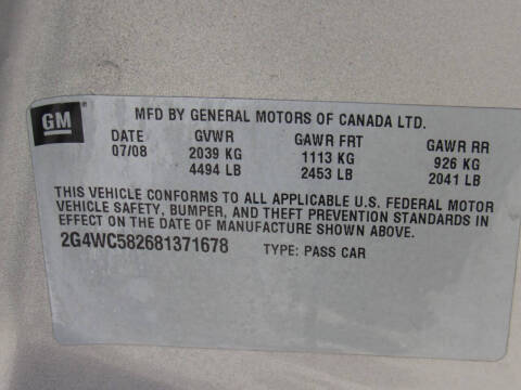 2008 Buick LaCrosse CX