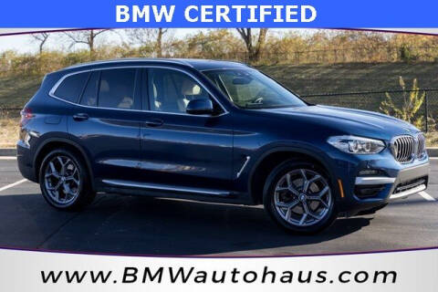 2021 BMW X3 for sale at Autohaus Group of St. Louis MO - 3015 South Hanley Road Lot in Saint Louis MO