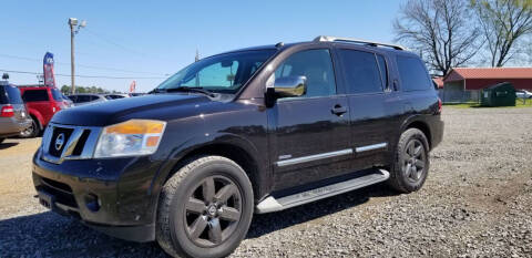 2014 Nissan Armada for sale at Hartline Family Auto in New Boston TX