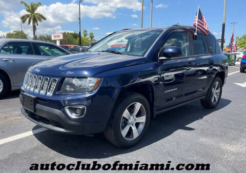 2017 Jeep Compass for sale at AUTO CLUB OF MIAMI, INC in Miami FL