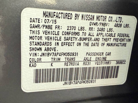 2015 Infiniti Q50 Premium