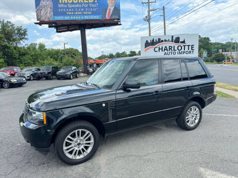 2012 Land Rover Range Rover for sale at Charlotte Auto Import in Charlotte NC