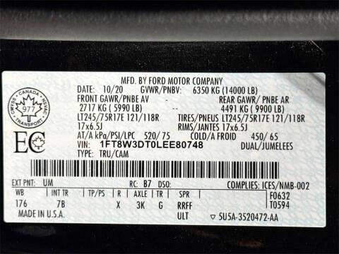 2020 Ford F-350 Super Duty Platinum