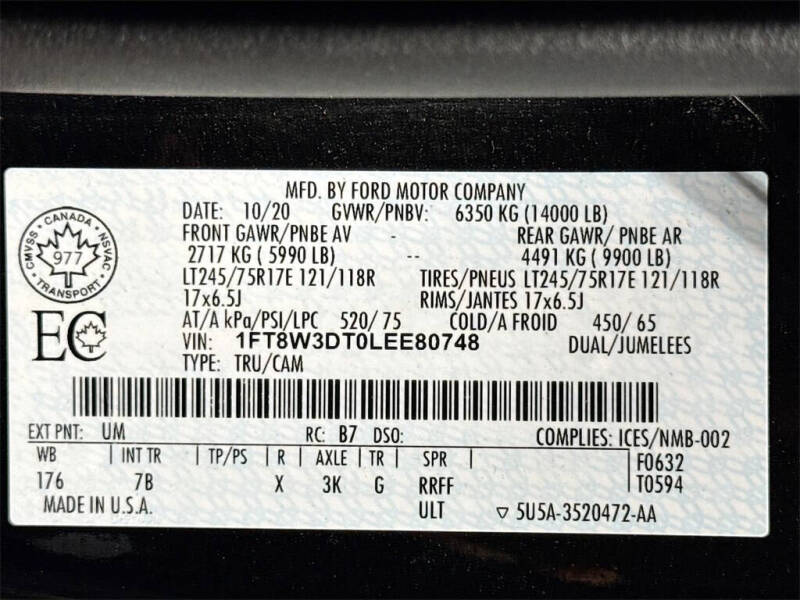 2020 Ford F-350 Super Duty Platinum