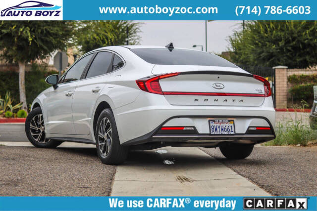 2021 Hyundai SONATA Hybrid for sale at Auto Boyz in Garden Grove, CA