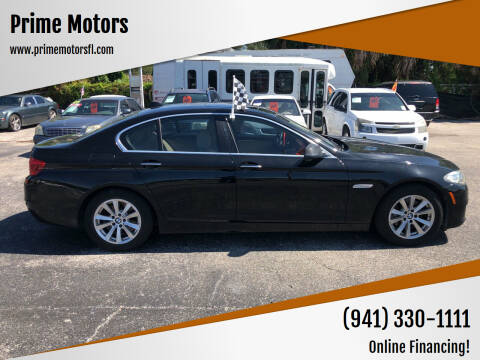 2014 BMW 5 Series for sale at Prime Motors in Sarasota FL