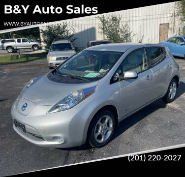 2012 Nissan LEAF for sale at B&Y Auto Sales in Hasbrouck Heights NJ