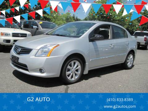 2010 Nissan Sentra for sale at G2 AUTO in Finksburg MD