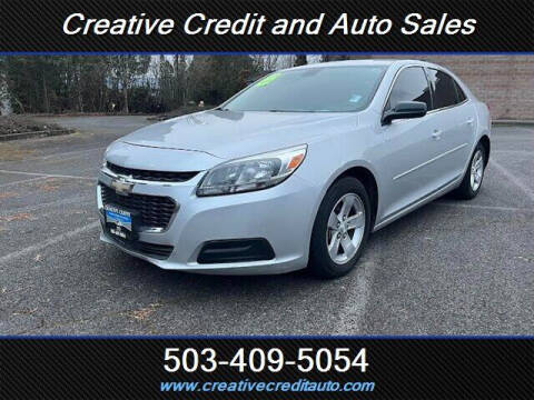2015 Chevrolet Malibu for sale at Creative Credit & Auto Sales in Salem OR